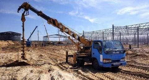 Услуги Ямобура, Буровая, Установка ЛЭП, Сваи