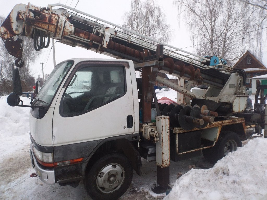 Монтаж винтовых свай, опор ЛЭП