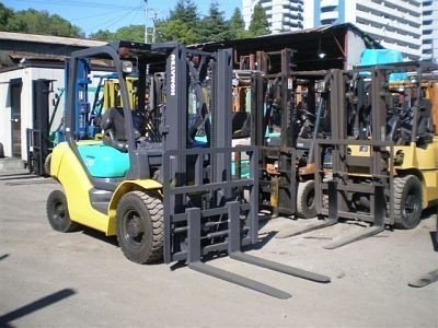 Аренда дизельного погрузчика с вилами Komatsu FD30
