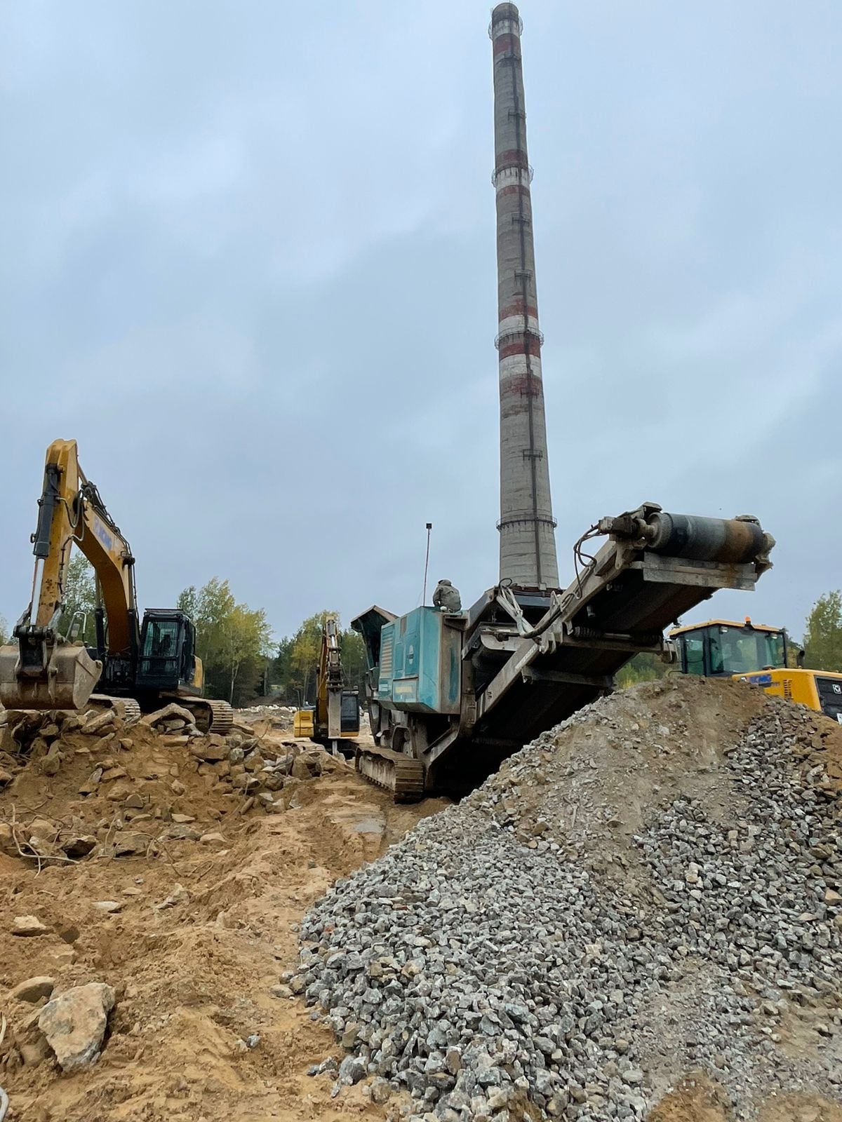 Дробилка в аренду. Дробильная установка