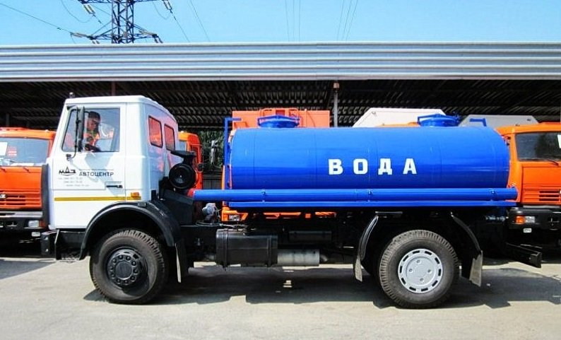 Доставка чистой воды водовозом