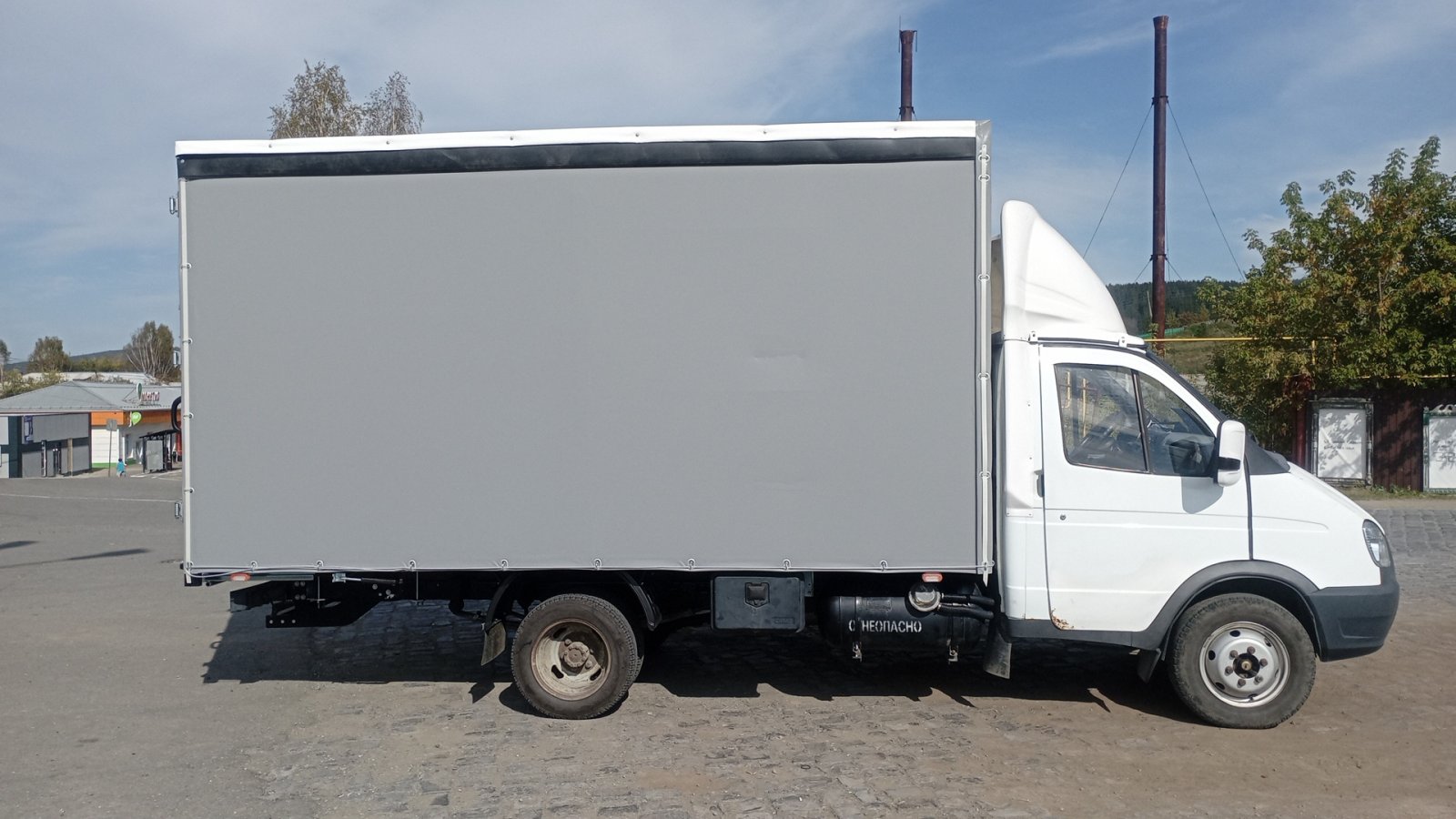 Газель 19 кубов с боковой, верхней погрузкой