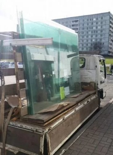 Доставляем стекло и двери по межгороду