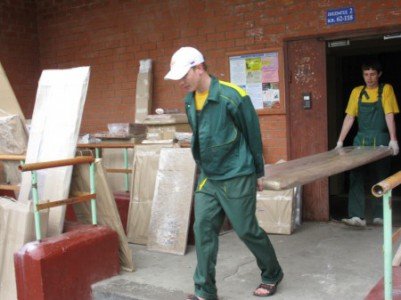 Переезды домашние офисные, подъём до квартиры