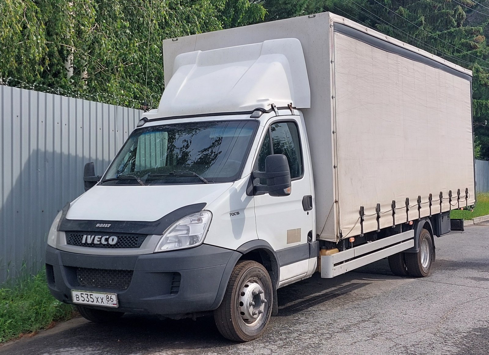 Грузоперевозки с боковой, верхней погрузкой Iveco