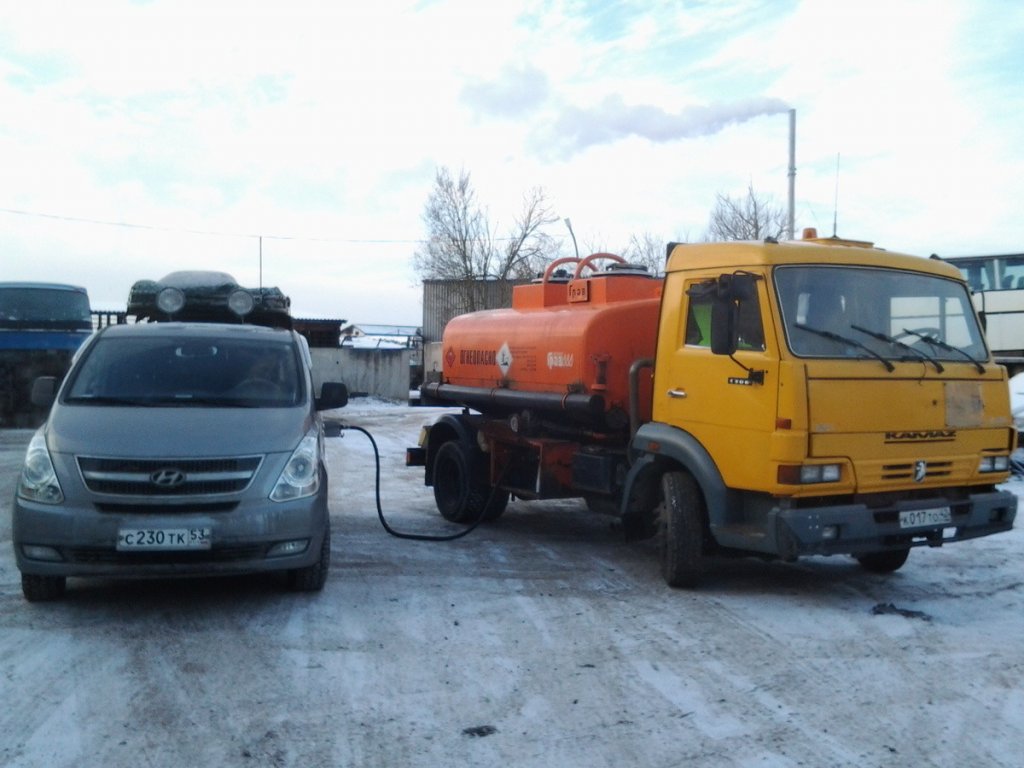 Перевозка топлива бензовозом Камаз 4308