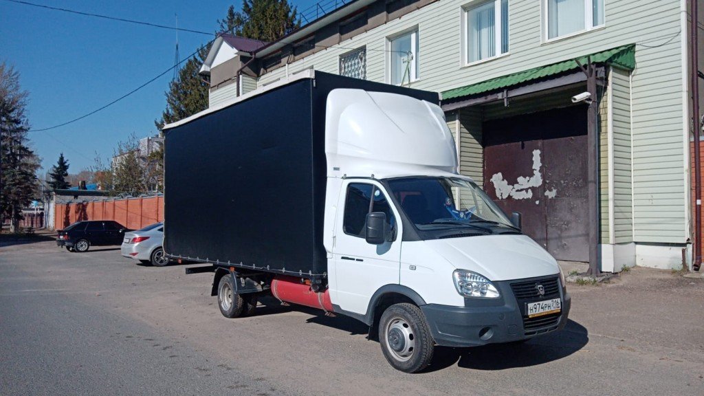 Переезды с услугами грузчиков. Газель с верхней погрузкой