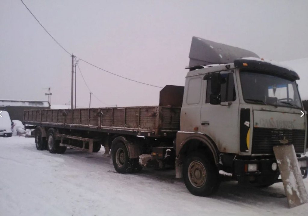 Перевозка рулонов полуприцепами