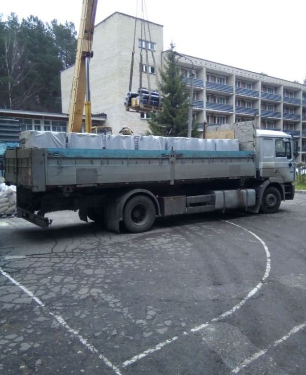 Перевозки рулонов 10 тонн на ман