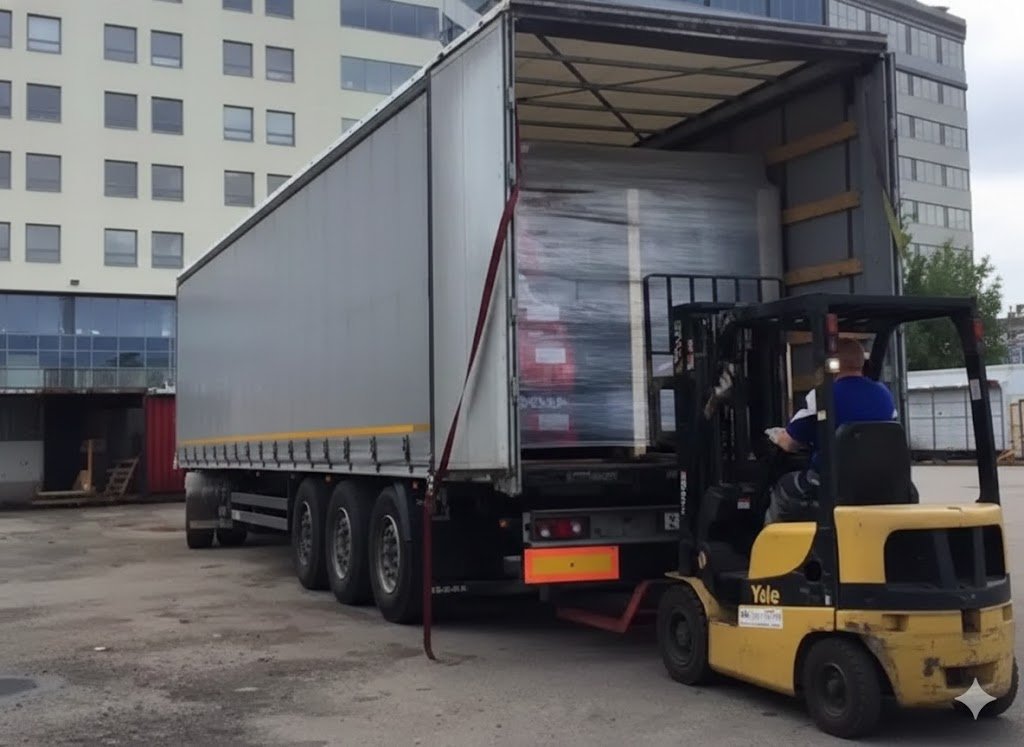 Грузоперевозки по России фурой 20 тонн (тент борт). Коники