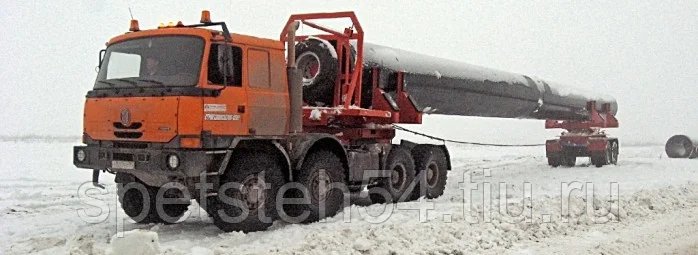 Перевозка труб автотранспортом