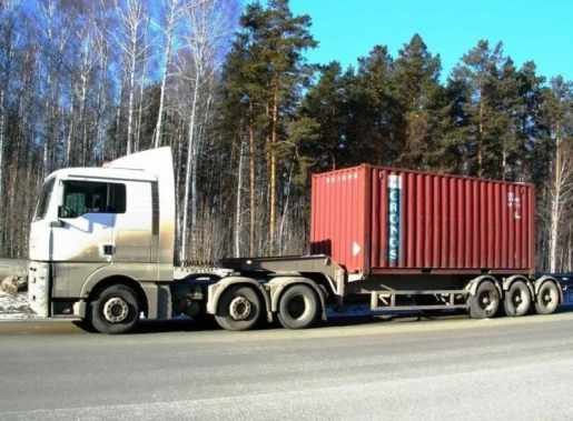 Контейнерные перевозки на полуприцепах