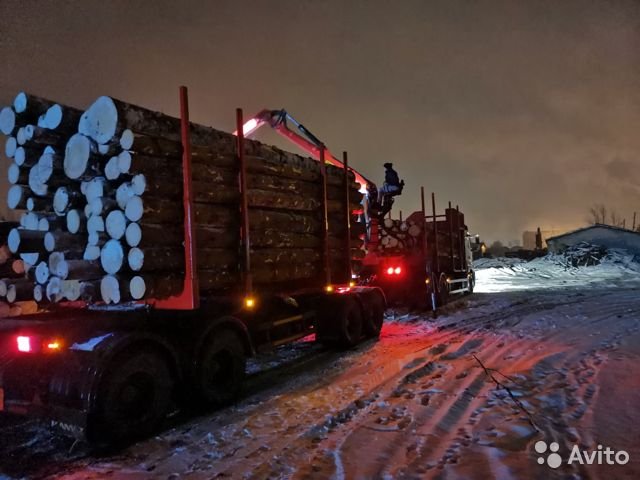 Услуги лесовоза манипулятора