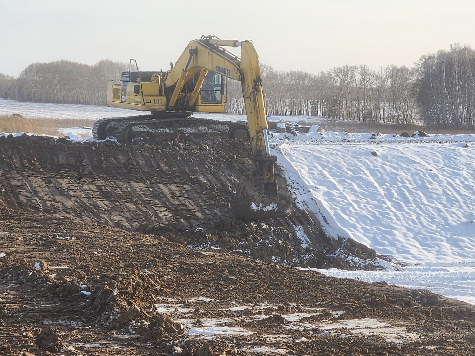 Гусеничный экскаватор карьерный Komatsu PC400LC-7