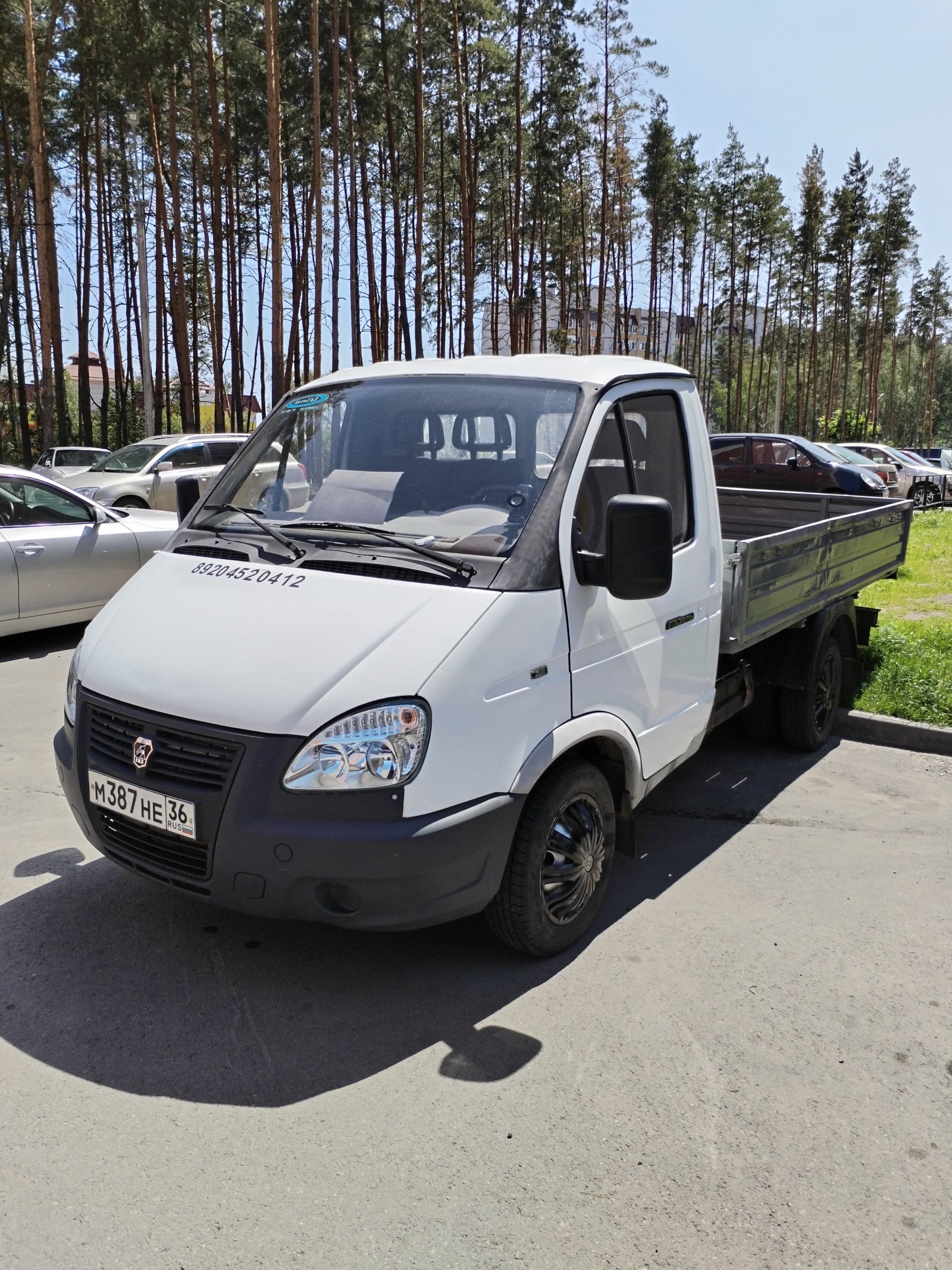 Услуги открытой грузовой газели