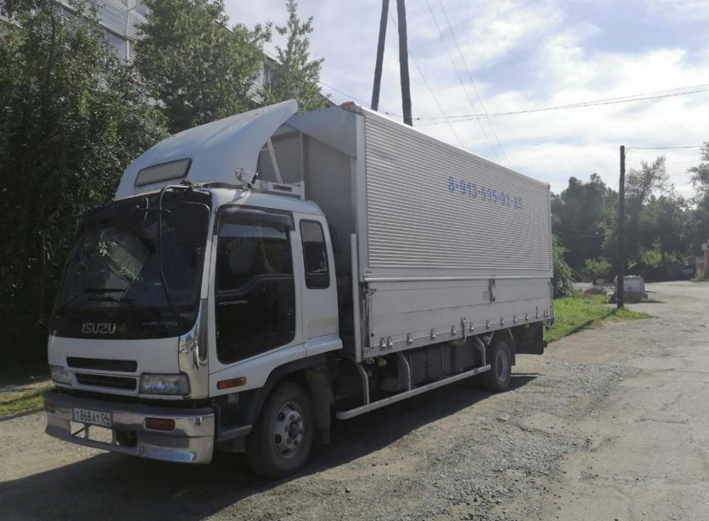 Грузоперевозки. Будка "Бабочка" 5, 5 тонн, 33 куба