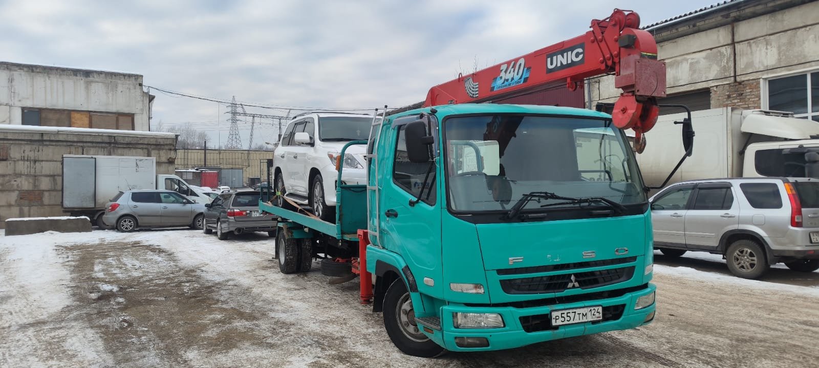 Вызвать эвакуатор с манипулятором траверсой