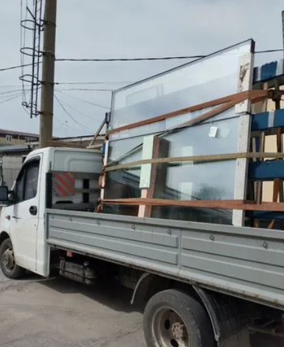 Перевезем стекла и зеркала с установкой