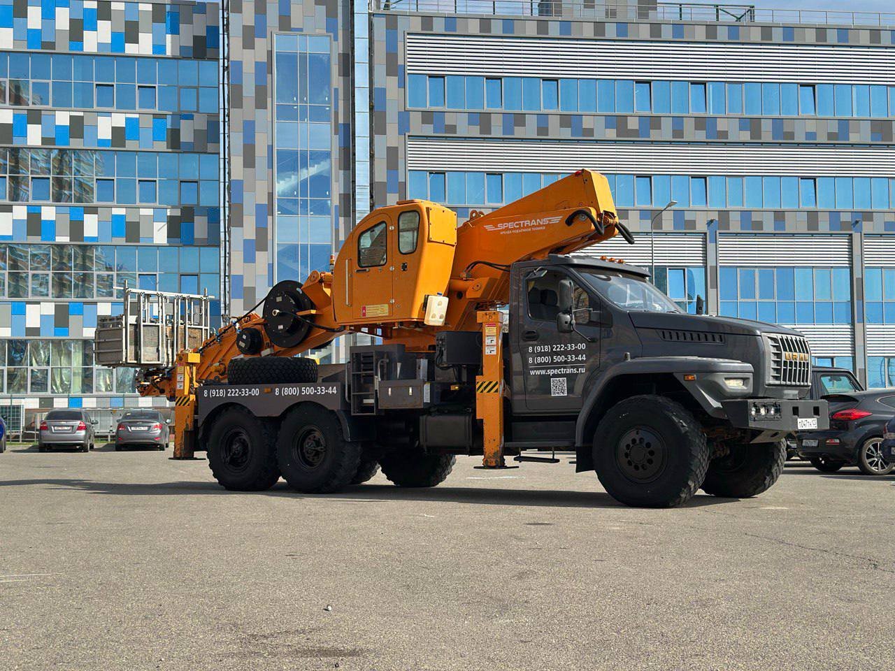Аренда автовышки-вездеход 35 м, 45 м