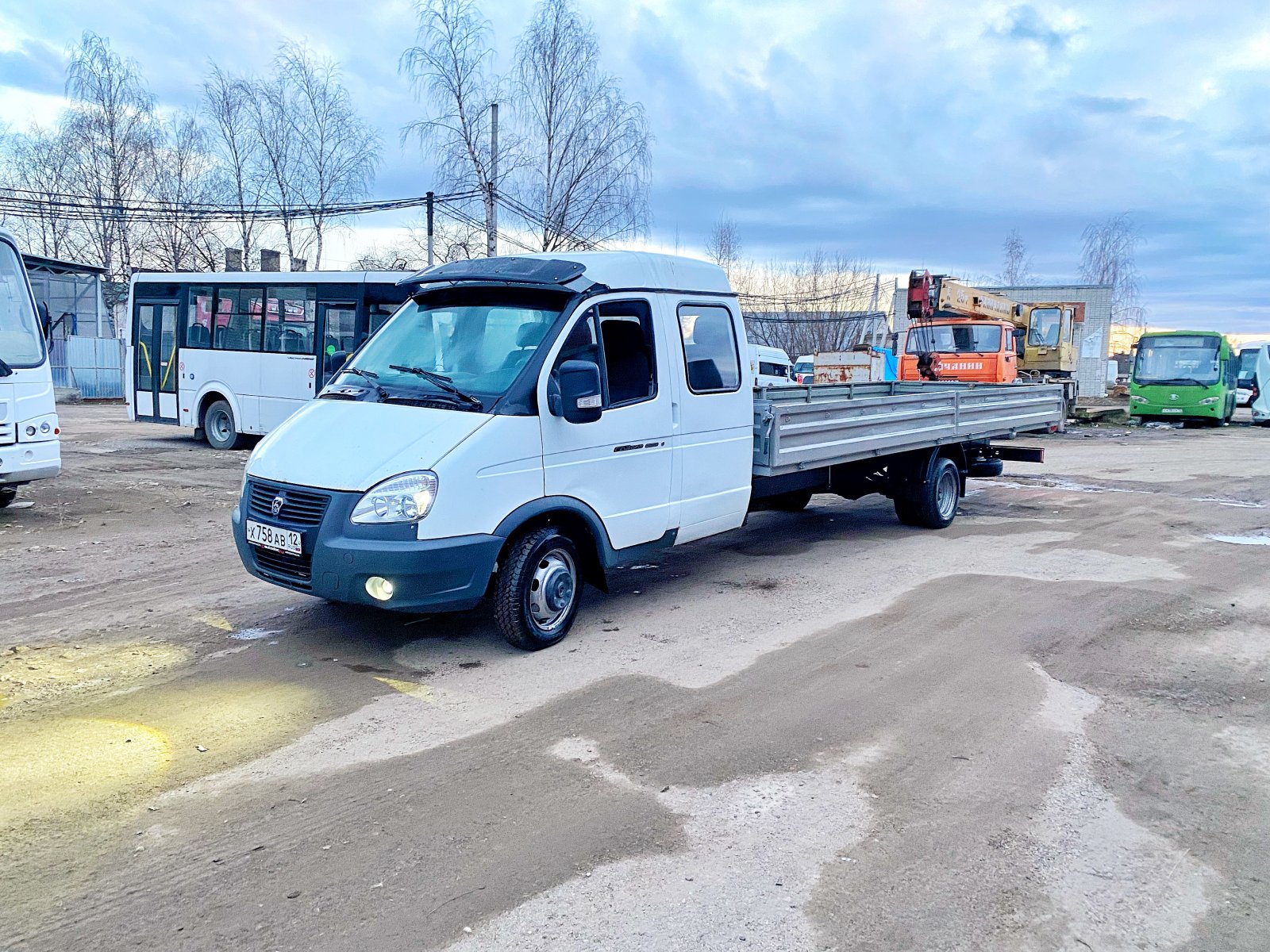 Газель 6 метров открытая Пассажирские места