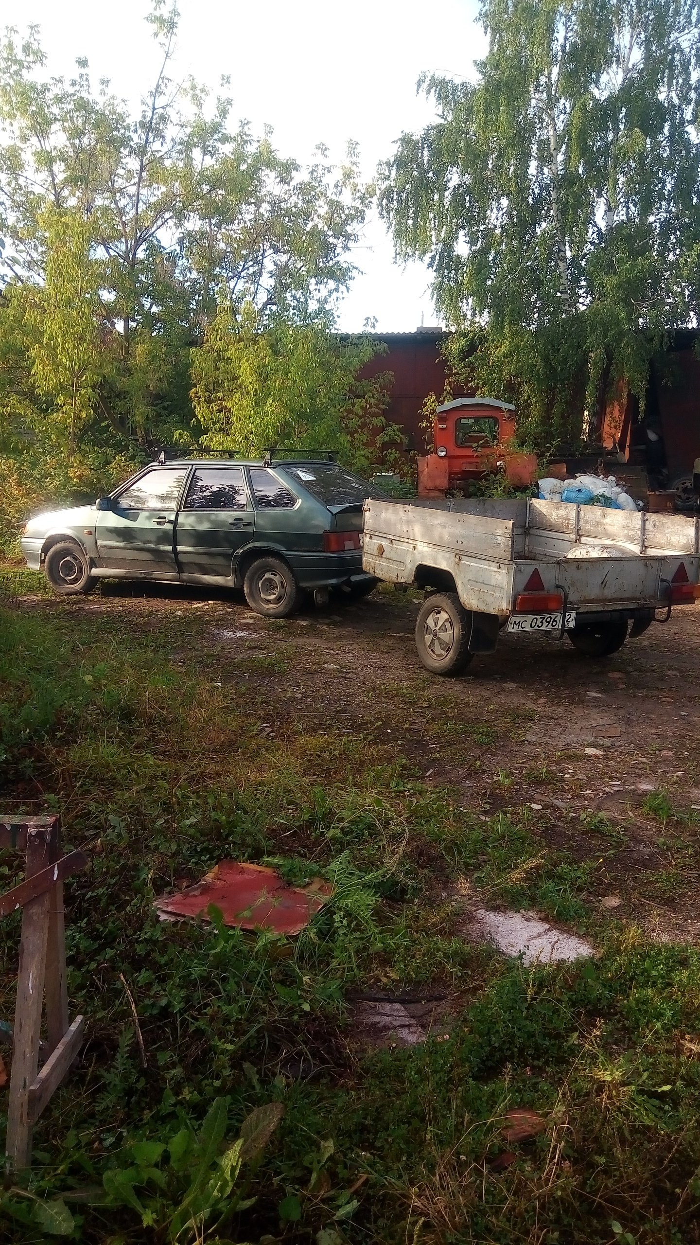 Грузоперевозки на прицепе