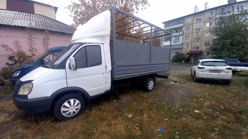 Грузоперевозки. Газель бортовая, открытая Купган