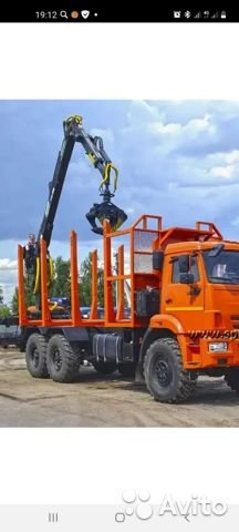 Камаз лесовоз вездеход с прицепом