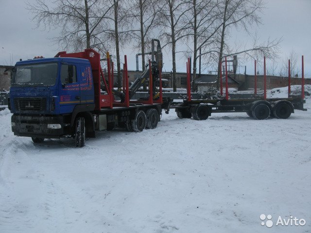 Услуги лесовоз, сортиментовоз