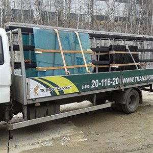 Перевозка листового стекла