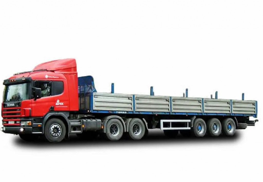 Перевозка рулонов длинномером