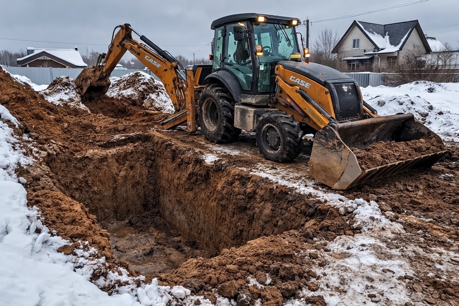 Аренда экскаватора погрузчика Case 570st