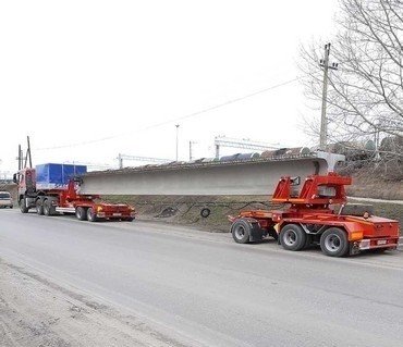 Перевозка концевых балок