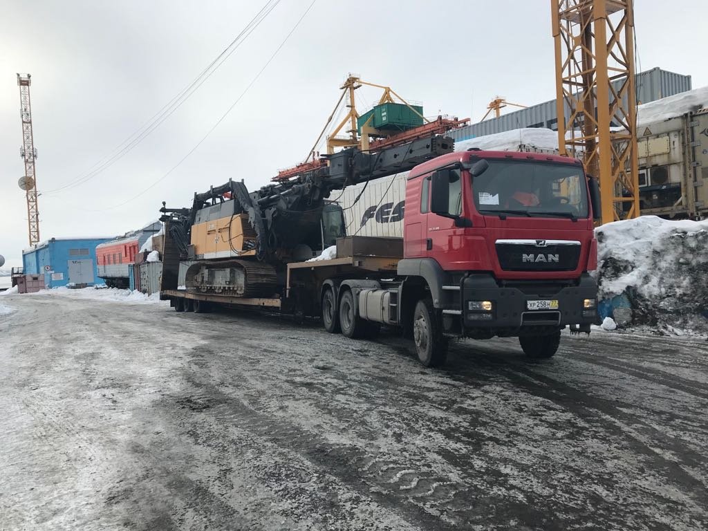 Тралы низкорамный от 25 до 60. Перевозка