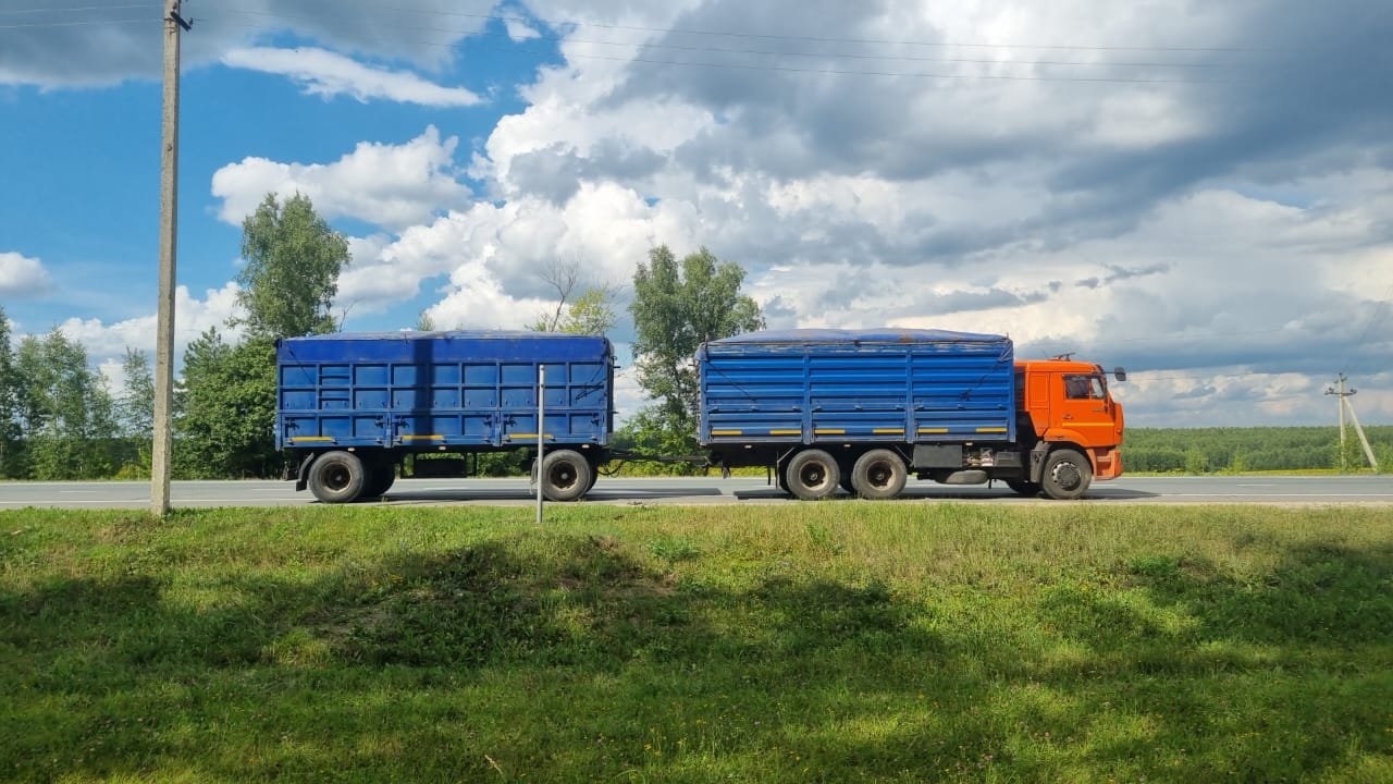 Перевозка зерновых сельхозником