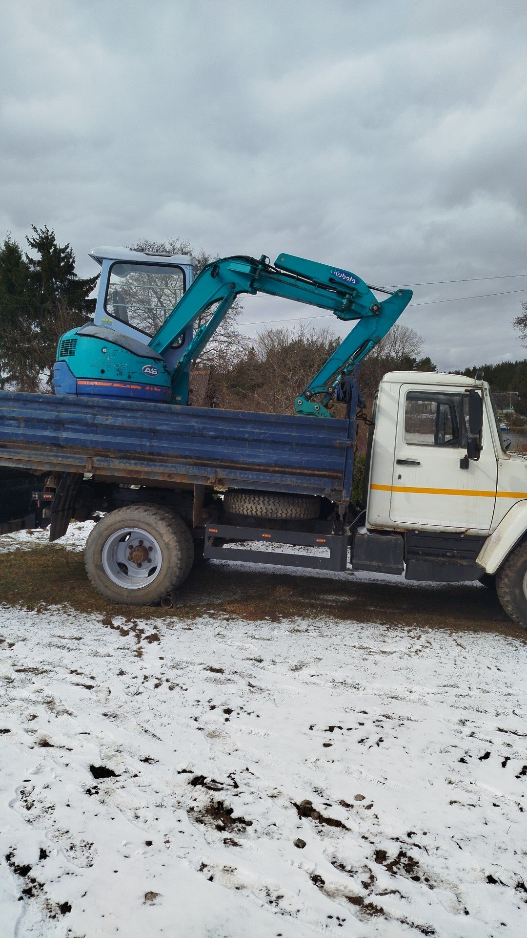 Услуги мини экскаватора Kubota rx-302 с доставкой