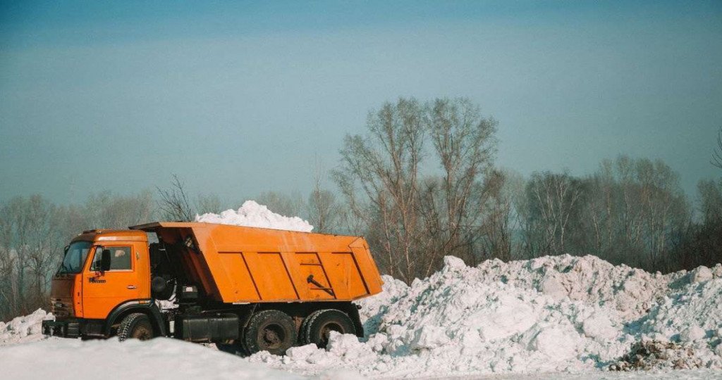 Вывоз снега, мусора, перевозка рулонов самосвалом
