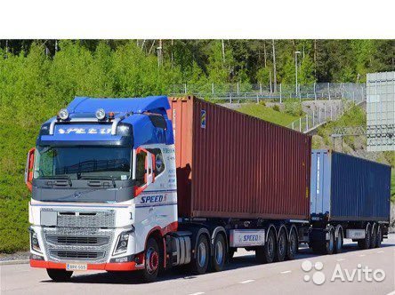 Контейнерные перевозки 20 / 40ф. Услуги автокрана