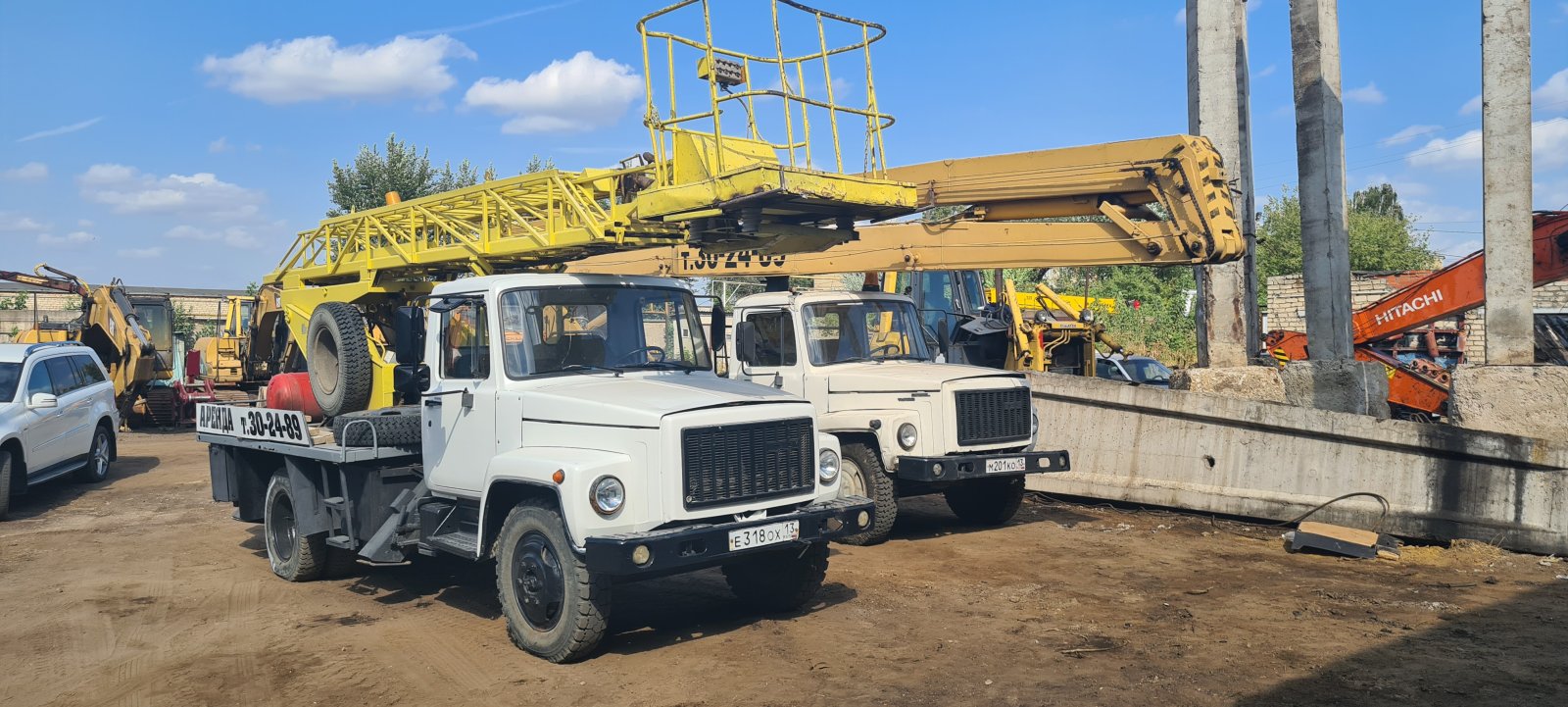 Автовышка. Подъем на 22 метра