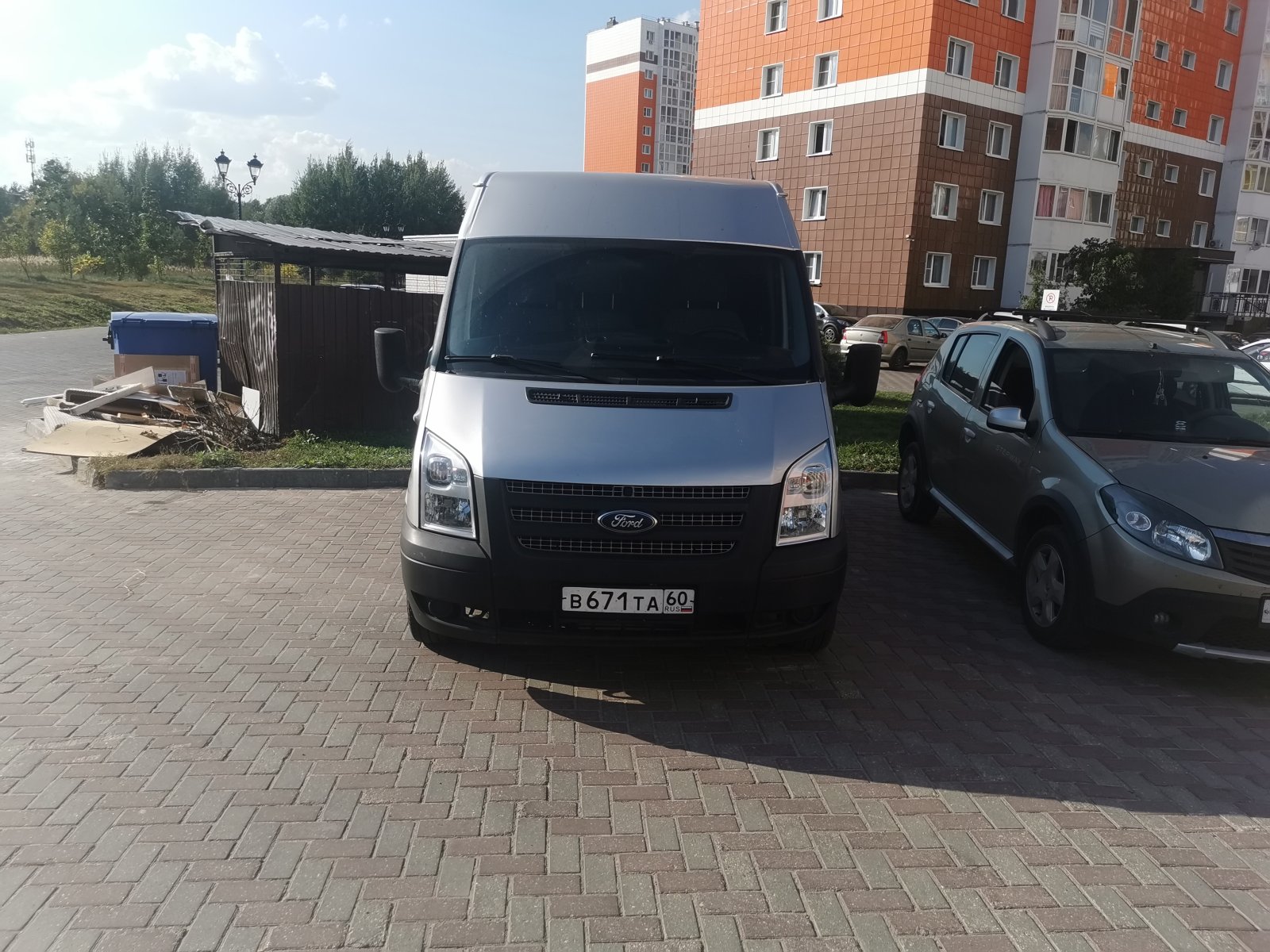 Перевозка с креплением груза в кузове