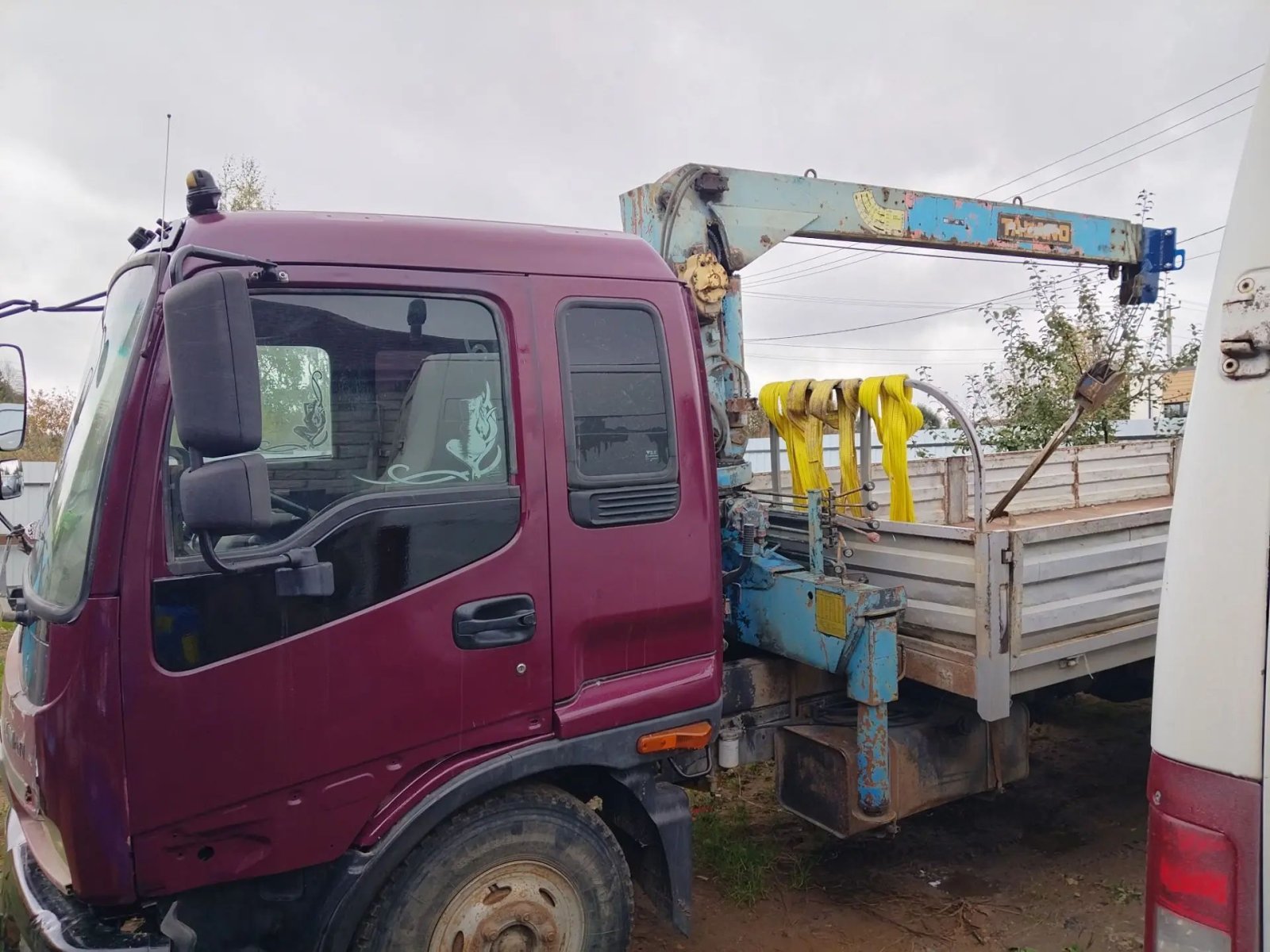 Услуги манипулятора Foton Auman. Люлька. Лебёдка
