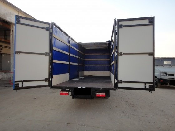 Перевозка грузов а/м Ford Transit до 4 тонн. Верхняя задняя