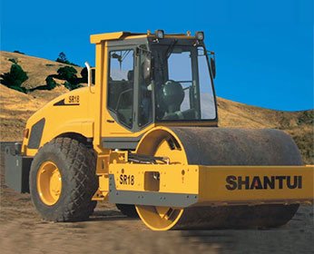 Услуга аренды катка SHANTUI SR 18