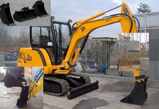 Аренда мини экскаватора JCB 803 Услуги спецтехники