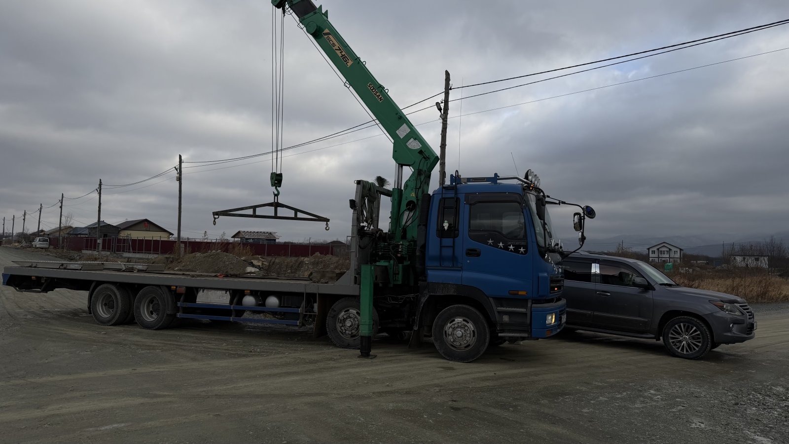 Услуги эвакуатора и кран балки