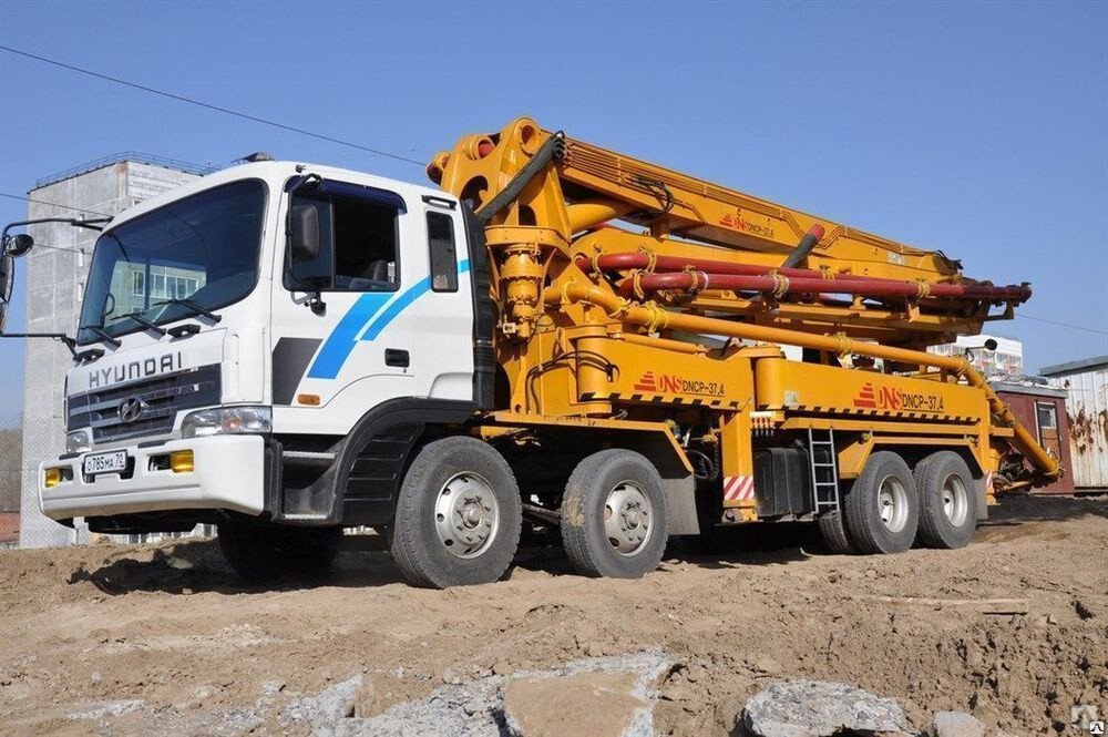 Услуги автобетононасоса TZA - LIEBHERR