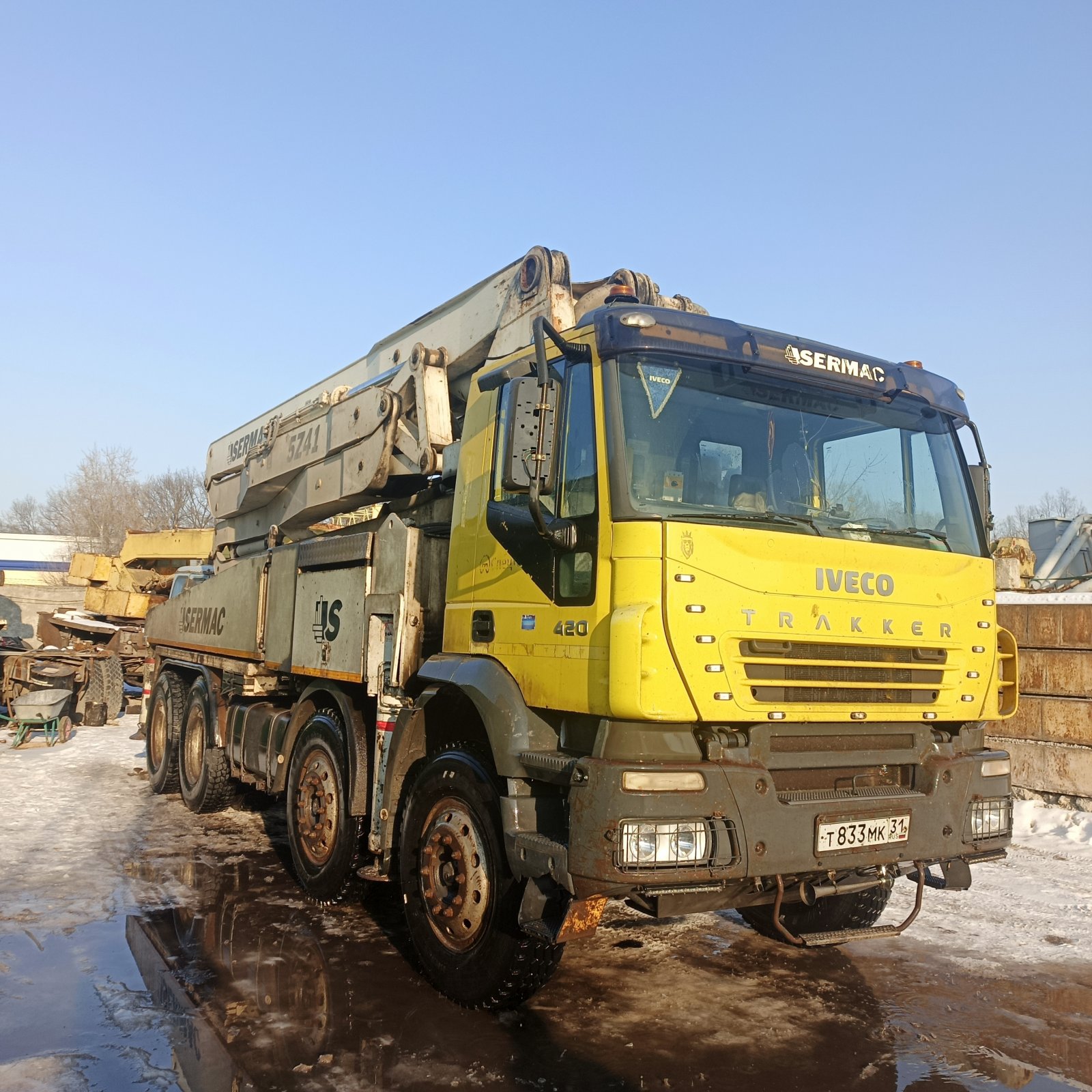Автобетононасос услуги ивеко 40 м