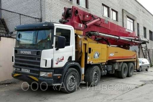 Сдам в аренду мини-бетононасос scania