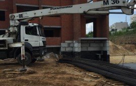 Доставим бетон любой марки и подадим насосом, комплексные работы