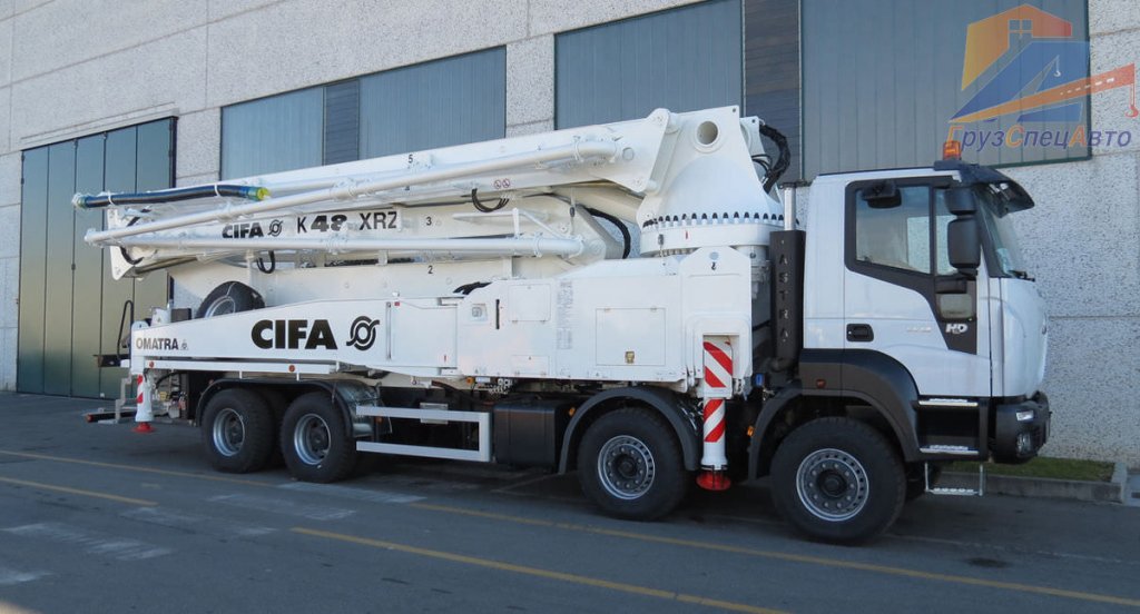 Услуги автобетононасоса CIFA K48XRZ