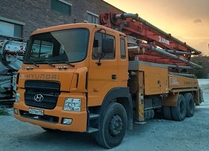 Аренда автобетононасоса 24 метра. АБН 28, 32, 37, 42, 52, 55